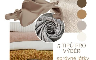 5 tipů pro výběr správné látky pro váš šicí projekt